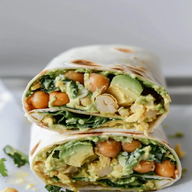 Avocado and Chickpea Wraps