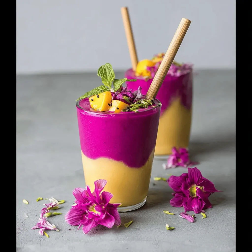 Bali Mango Dragon Fruit Smoothie