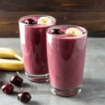 Banana Cherry Smoothie