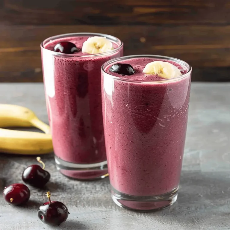 Banana Cherry Smoothie
