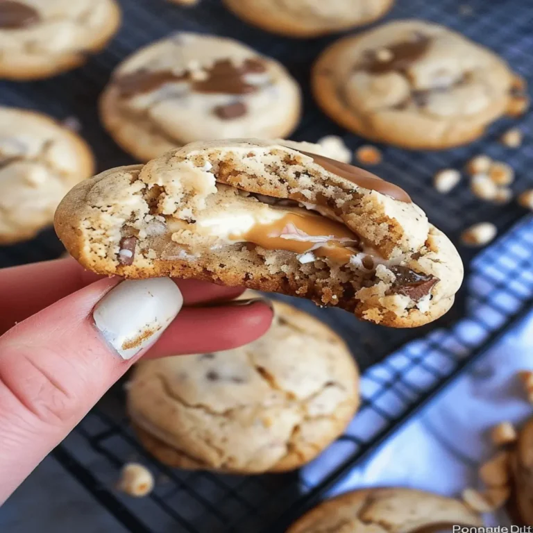 Caramel Cheesecake Cookies