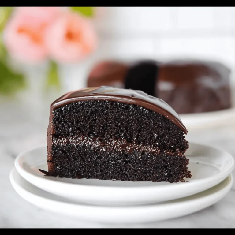Chocolate Cake with Chocolate Ganache