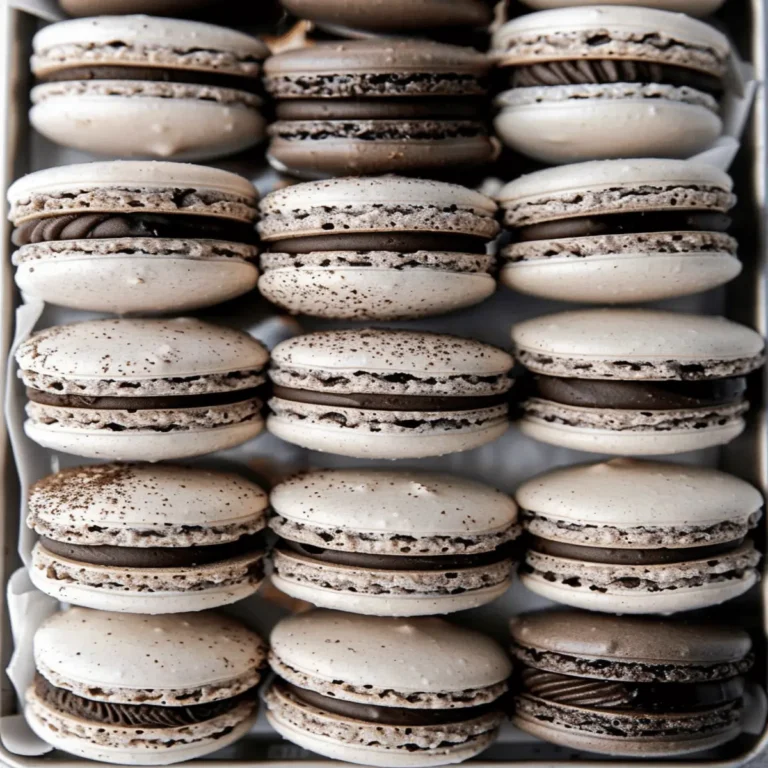 Cookies and Cream Macarons
