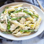 Creamy Chicken and Asparagus Pasta