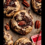 Dark Chocolate Pecan Cookies