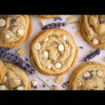Lavender White Chocolate Chip Cookies