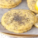 Lemon Chia Seed Protein Cookies
