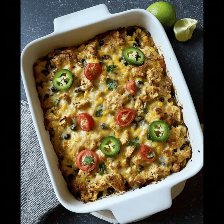 Mexican Chicken & Veggie Casserole