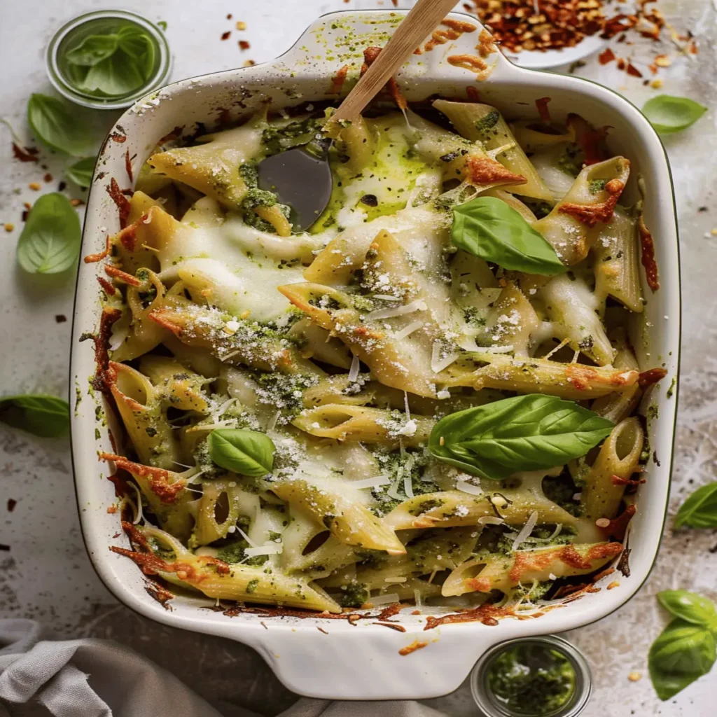 Pesto Pasta Bake