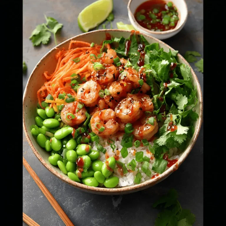 Spicy Shrimp Rice Bowl