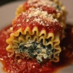 Spinach Lasagna Roll Ups