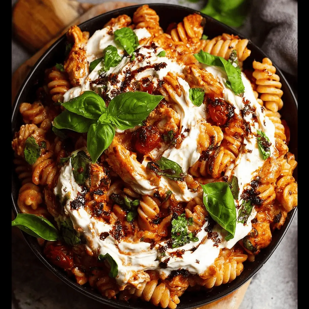 Whipped Ricotta One Pot Chicken Pasta: Creamy & Comforting Delight