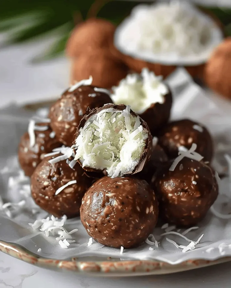 3-Ingredient Coconut Energy Balls