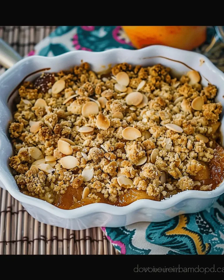 Apricot Crumble