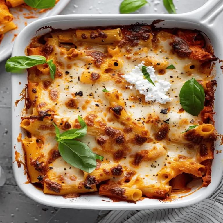 Burrata Baked Ziti