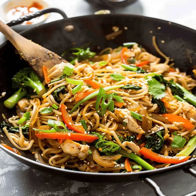 Chicken Stir Fry Noodles