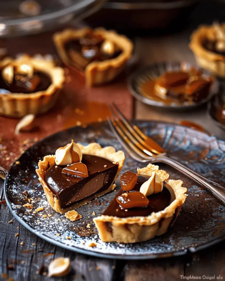 Chocolate Caramel Tarts