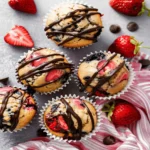 Chocolate Covered Strawberry Muffins