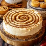 Cinnamon Roll Honeybun Cheesecake