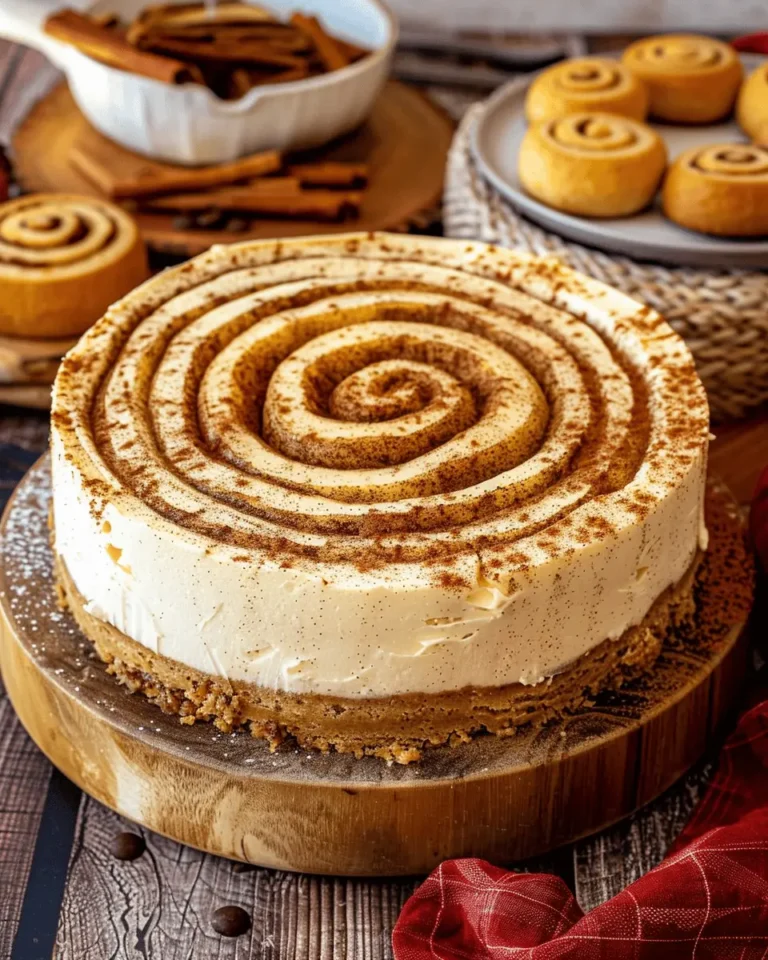 Cinnamon Roll Honeybun Cheesecake