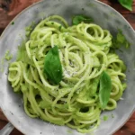 Creamy Avocado Green Spaghetti