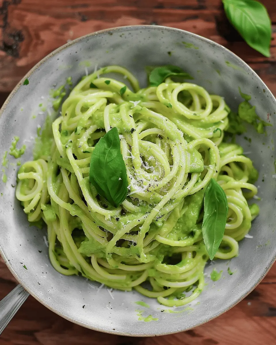 Creamy Avocado Green Spaghetti: A Deliciously Easy Twist