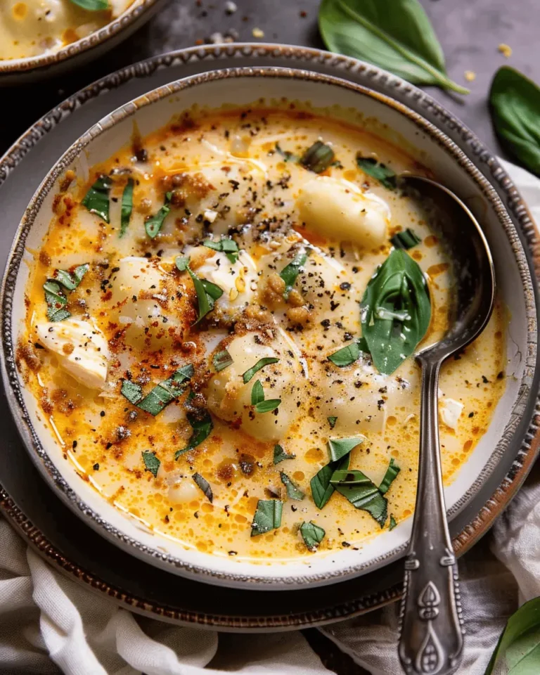 Creamy Chicken and Gnocchi Soup Simple Comfort Meal