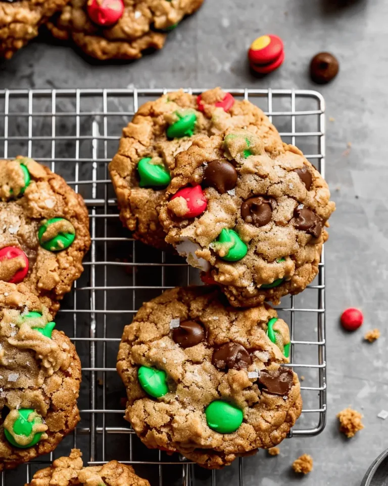 Flourless Monster Cookies