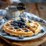 Fluffy Blueberry Waffle Recipe