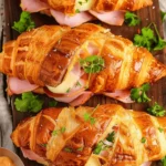 Ham and Cheese Croissant Sandwiches