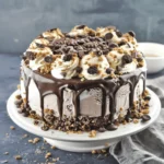 Ice Cream Cake with Chocolate Cookie Crunch Layer