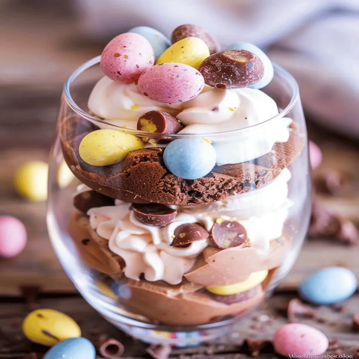 Mini Eggs Easter Brownie Parfaits: Indulgent Spring Treats