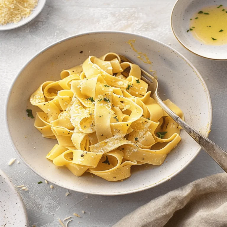 Pappardelle al Limone