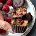 Peanut Butter Chocolate Chia Jam Cups