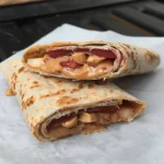 Quick Peanut Butter and Pear Wrap