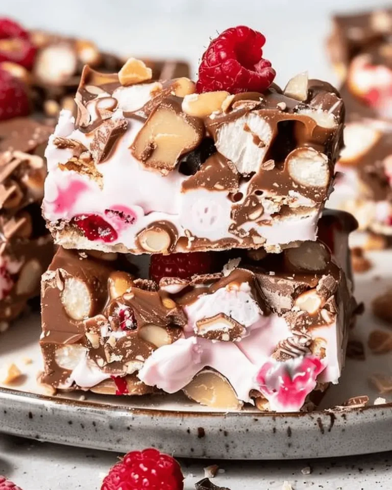 Raspberry Ripple Rocky Road
