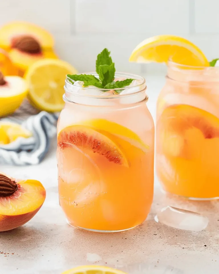 Refreshing Peach Lemonade: The Perfect Summer Drink