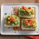 Rice Cake with Guacamole