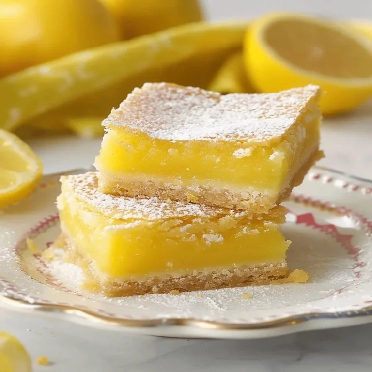 Simple Lemon Bars Recipe