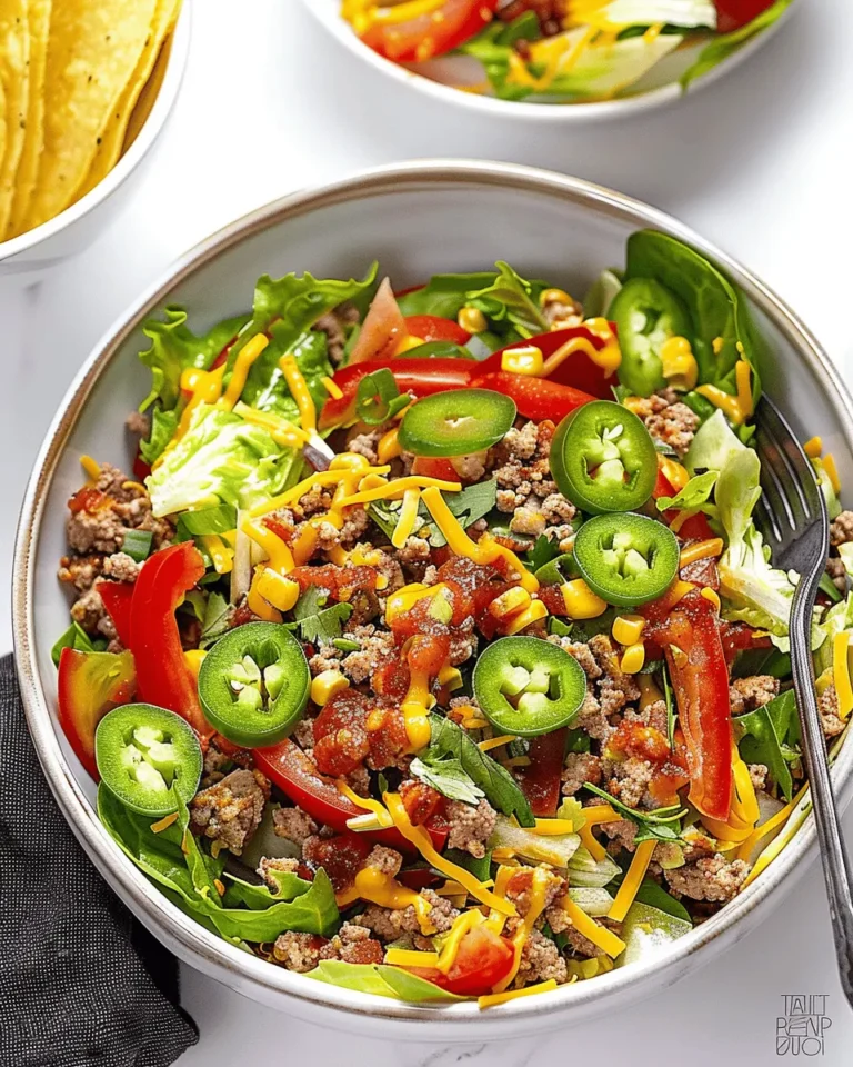 Speedy Beef Taco Salad