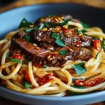 Sweet and Spicy Garlic Steak Pasta: A Flavor Explosion!