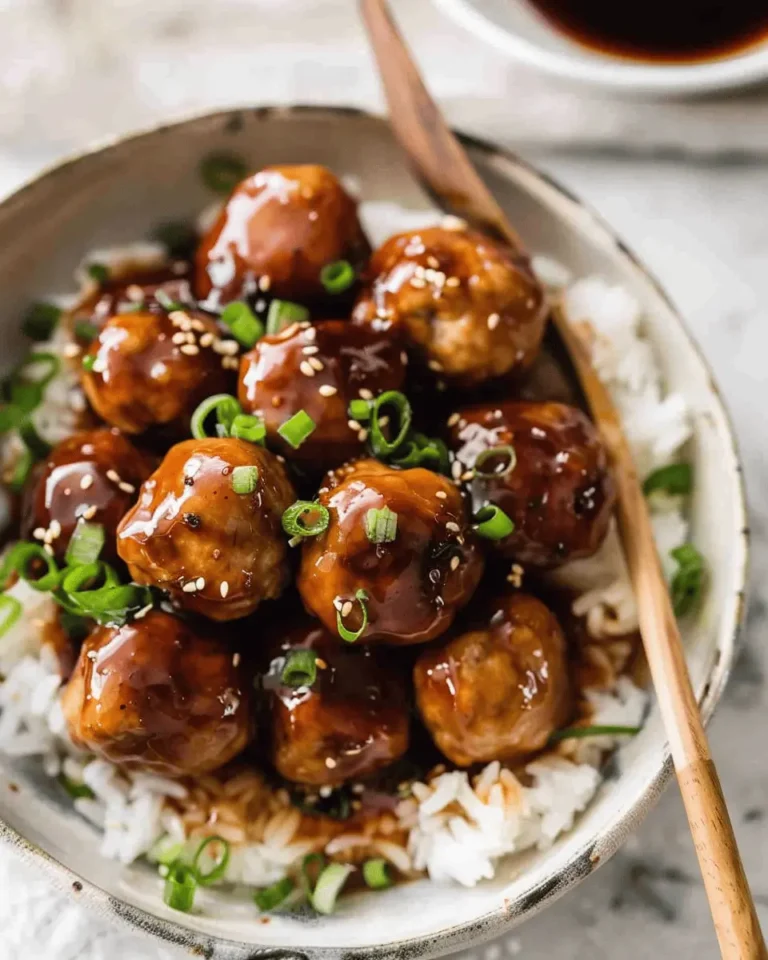 Teriyaki Chicken Meatballs