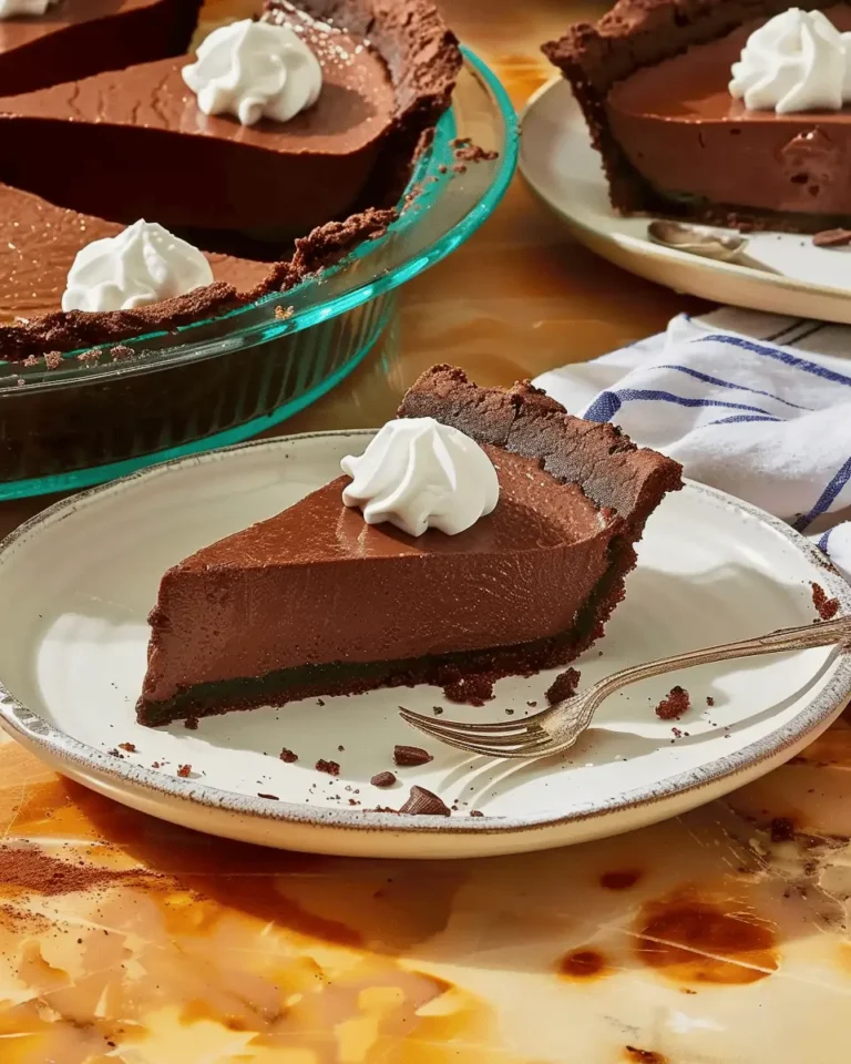 Ultimate Chocolate Truffle Pie.