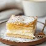 Vanilla Slice with Puff Pastry – Creamy Custard Bakery-Style Treat