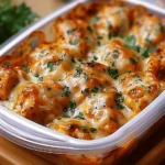 High-Protein Creamy Garlic Cheesy Chicken & Potatoes
