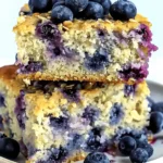 Healthy Yogurt Oat Blueberry Breakfast Cake Delights!