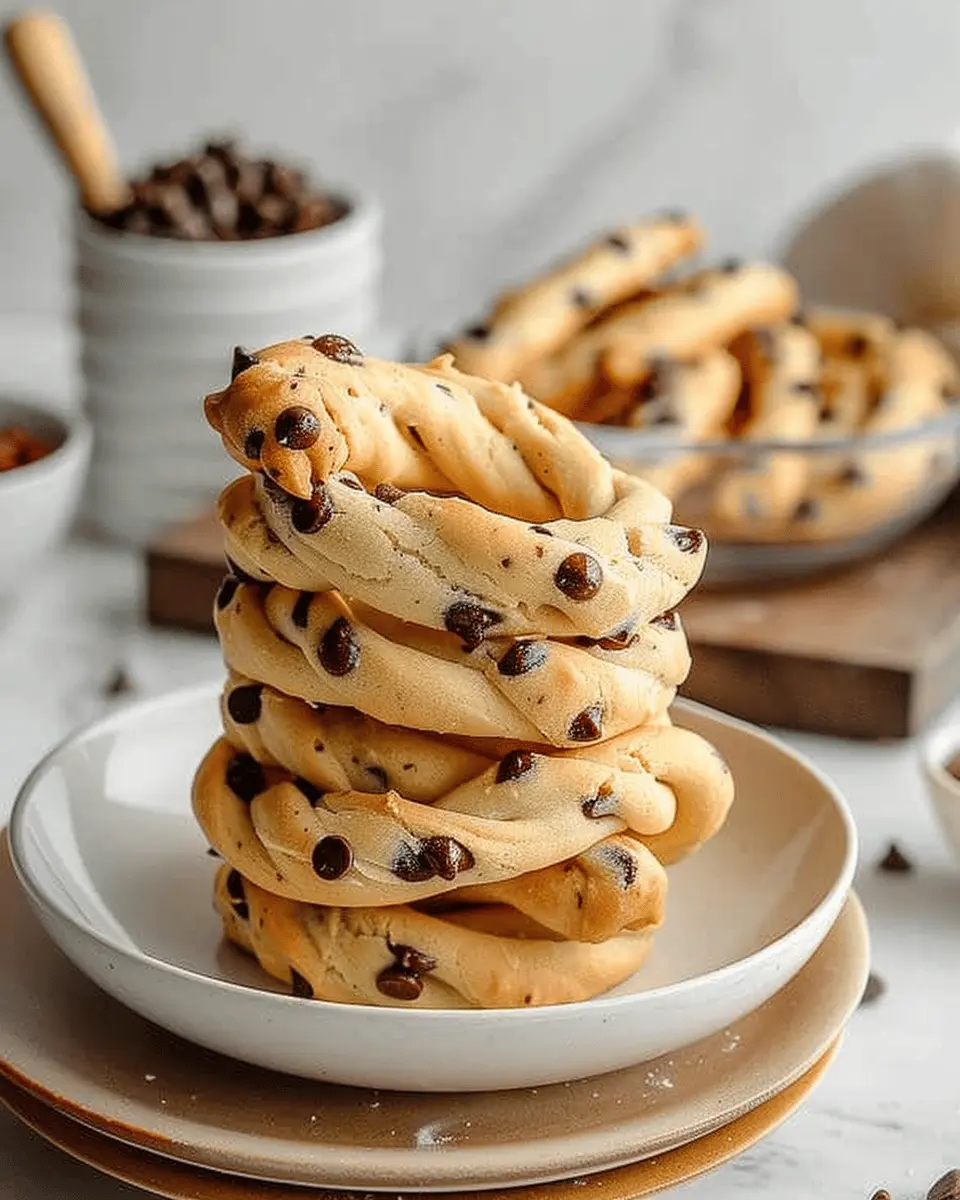 Chocolate Chip Cookie Dough Twists: The Best Homemade Delight