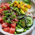 Sweet-Heat Watermelon Poke
