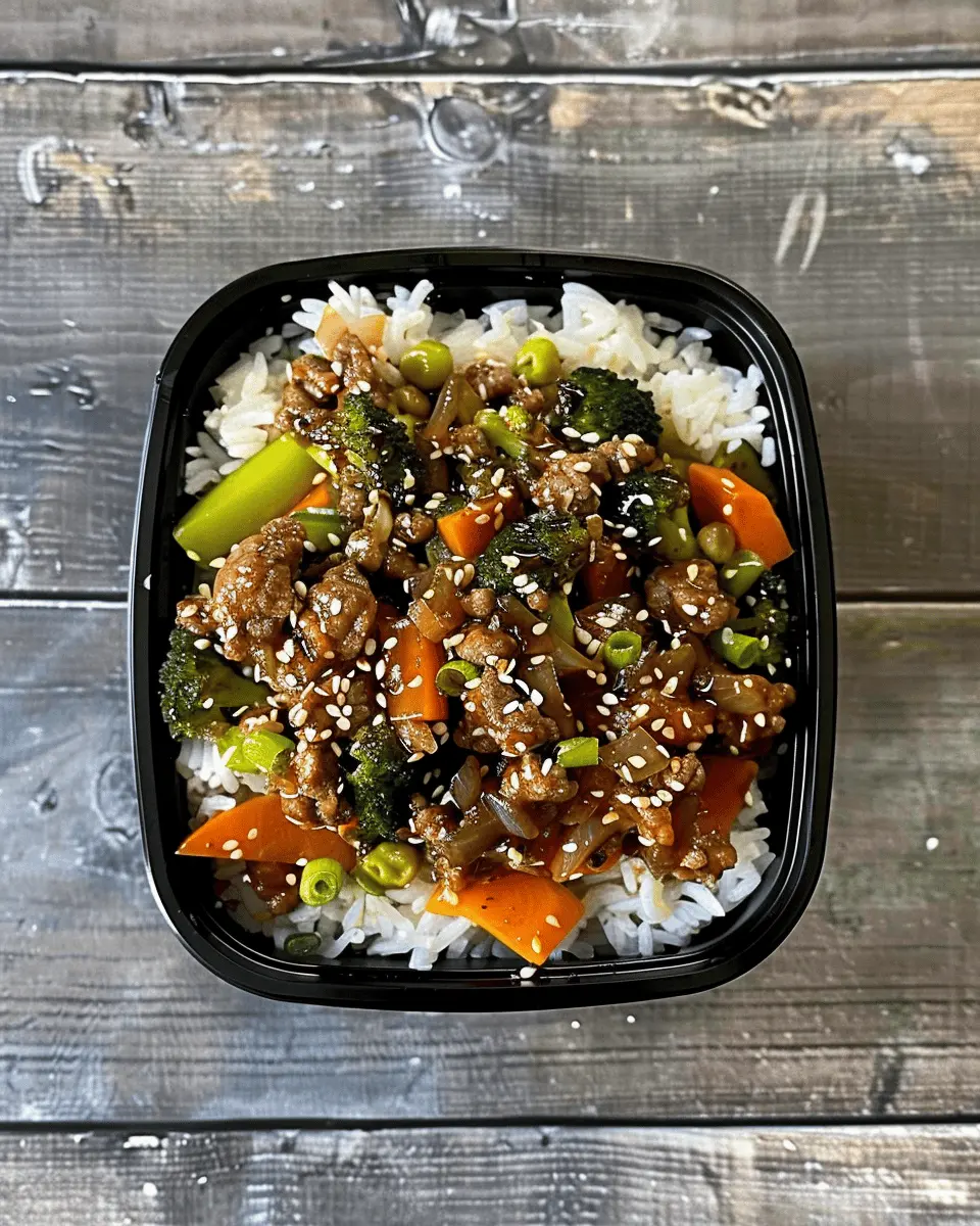 Meal Prep Ground Beef Teriyaki