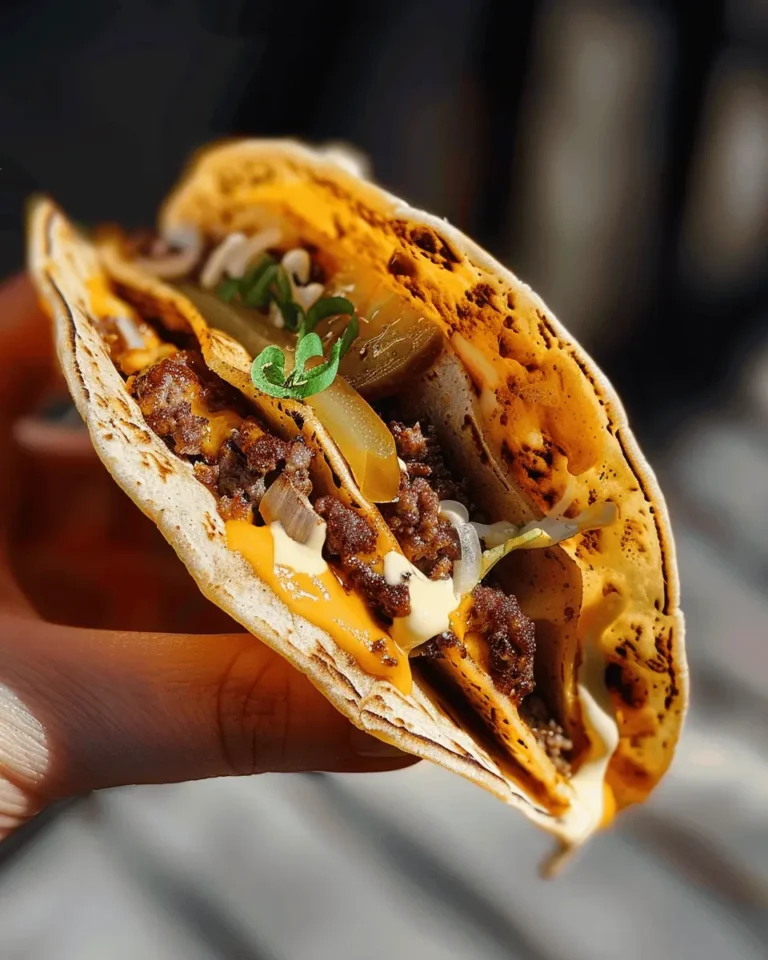 Smash Burger Tacos – Crispy, Cheesy & Irresistibly Delicious